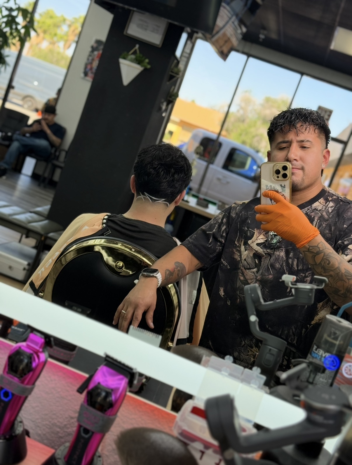 Michael, barber at dbarbershop